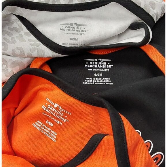 MLB San Francisco Giants Infant Girls' 3pk Bodysuits | 6-9 months - Picture 7 of 7